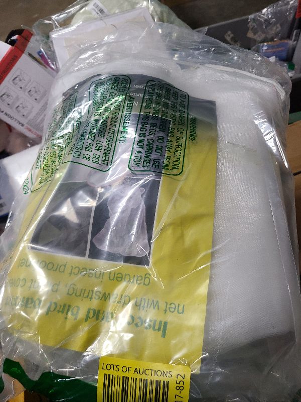 Photo 1 of 10' x 12' Large Fruit Tree Netting for Squirrels and Birds with Drawstring, Insect Bird Netting Pest Barrier for Garden Protection (White)