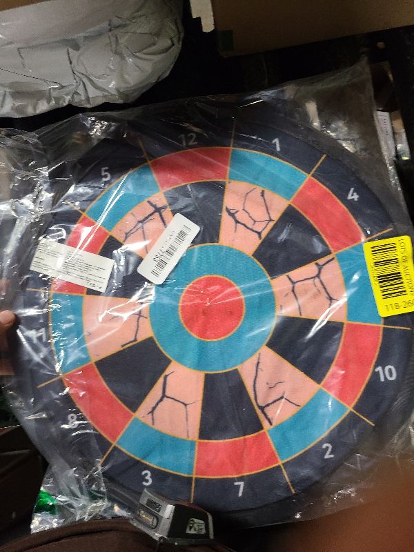 Photo 1 of **MISSING BALLS**
BELLOCHIDDO Double Sided Dart Board for Kids, Toys for 3 4 5 6 7 8 9 10 11 12 Years Old Boys with 12 Sticky Balls, Indoor & Outdoor Party Carnival Games, Birthday Gifts for Kids