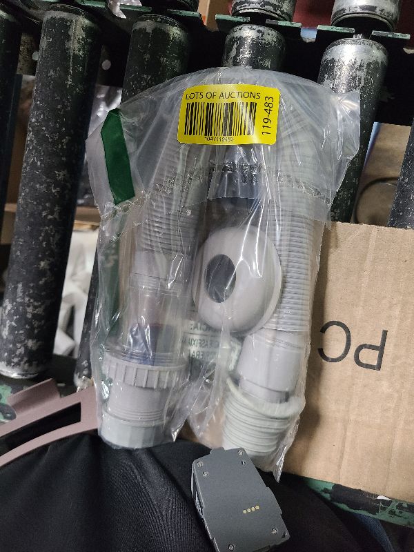 Photo 1 of 1-1/4 Inch Universal Anti-Odor Sink Drain Pipe with Expandable and Flexible Design - Ideal for Wash Basins,Sinks,Tubs,and More - Includes Down Tube,S Tube,and P Trap Tubing