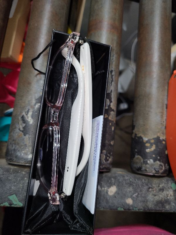 Photo 1 of AI Smart Glasses, Bluetooth 5.4 Translation Glasses with 144 Language & Accents, Blue Light Filtering Lenses, Multifunctional Smart Glasses for Men Women, Travel Meeting Trade Business HY-C8 White