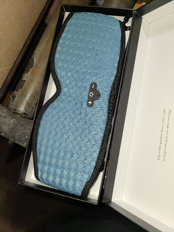 Photo 1 of 3D Sleep Mask with Bluetooth Headphones, Sleeping Headphones for Side Sleepers, Zero Eye Pressure, Adjustable Sleep Eye Mask, Ultra-Thin Stereo Speakers Perfect for Sleeping-Peacock Blue