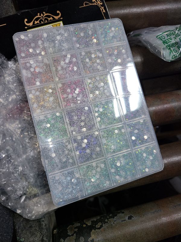 Photo 1 of 12600Pcs Resin Rhinestones with Tweezers for Crafting, Mixed-Color 4mm Bedazzling Crystal with 3Pcs 10ml B7000 Jewelry Glue for DIY Crafts Clothing Tumblers Shoes Fabric Nail Art