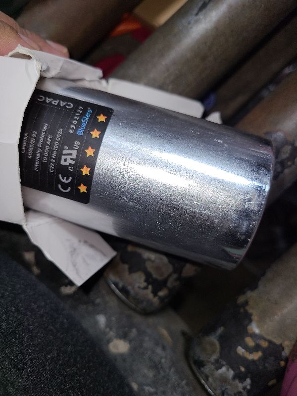 Photo 1 of [2025 Updated] BlueStars 70+10 uF 70/10 MFD ±5% 370V/440VAC Dual Run Start Capacitor Air Conditioner CBB65 50/60Hz, 10000AFC - for AC Unit Fan Motor Start or Heat Pump or Condenser Straight Cool