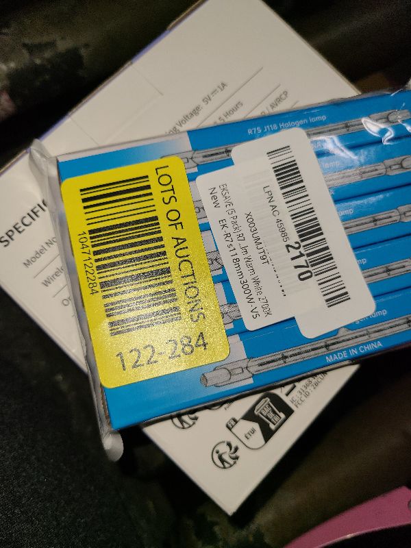 Photo 1 of (5 Pack) R7S Halogen 118mm 300W 120V Dimmable Tungsten J118 T3 J Type Halogen Light Bulbs Double Ended Floodlight Bulb for Work, Security, Landscape Lights, Floor Lamps 4000lm Warm White 2700K