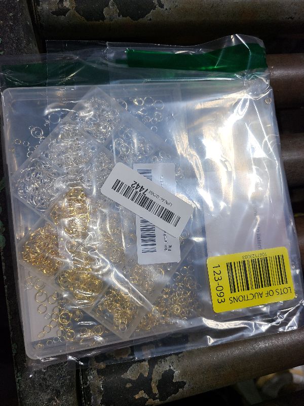 Photo 1 of 2400PCS FIVEIZERO Jump Rings Kit for Jewelry Making & Necklace Repair - Silver & Gold Jump Rings, Lobster Clasps, Pliers, Tweezer & Jump Ring Opener, Jewelry Repair Kit for Earrings and Charms