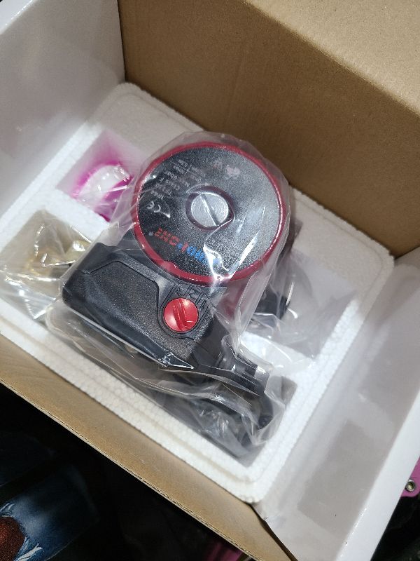 Photo 1 of ZeroPone Recirculating Pump, 93W Water Circulator Circulating Pump NPT 3/4" w/NPT 1/2" Adapter, 15-6C 3-speed Control Recirculation for Electric Water Heater System