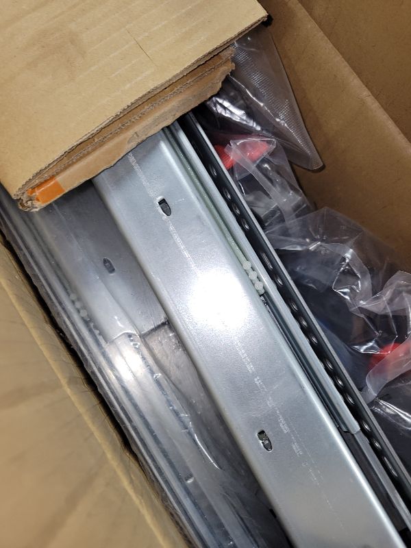 Photo 1 of 22 Inch 6 Pair Undermount Soft Close Drawer Slides Full Extension Drawer Glides Runners with 3D Locking Device for Frameless Cabinet
