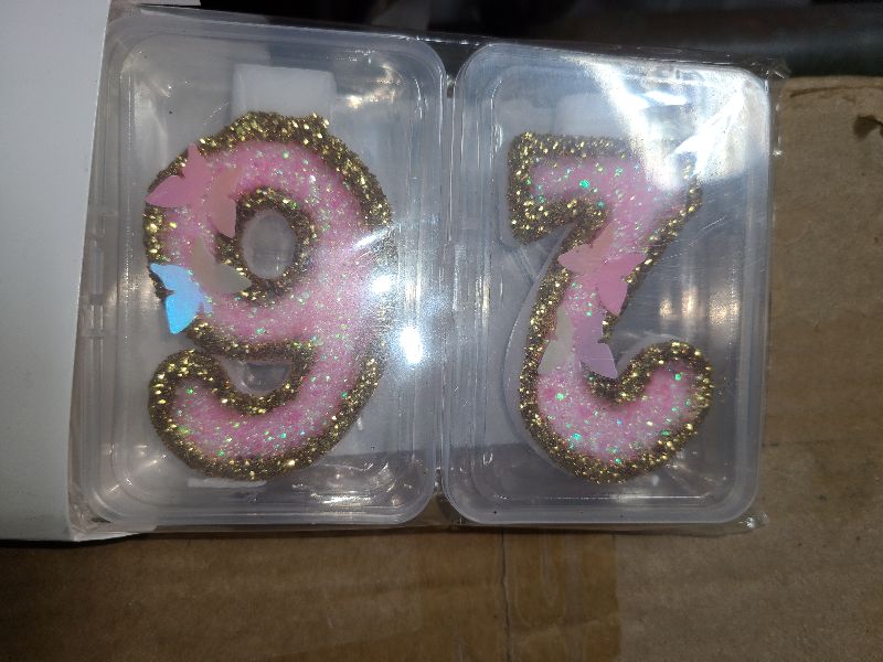 Photo 1 of 26th & 62nd Number Birthday Candles for Cake Topper, Number 62 26 Glitter Premium Candle Party Anniversary Celebration Decoration for Kids Women or Men, Champagne Gold