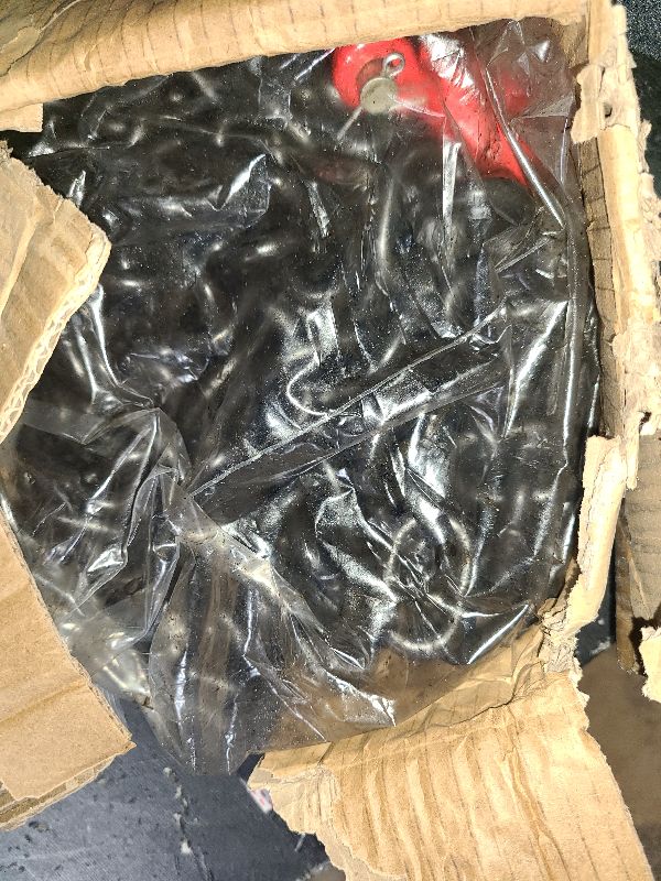 Photo 1 of 3/8 Inch x 20FT Safety/Binder Chain G80 Transport Binder Chain with Clevis Grab Hooks 7,100 lbs Safe Working Load Logging Chain for Transporting Towing Tie Down Binding Equipment
