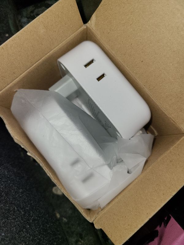 Photo 1 of 2 Pack European Plug Adapter USB C, TESSAN US to Europe Adapter 4 Outlets 3 USB Charger, Type C International Power Adaptor to Italy Spain France Portugal Iceland Germany, Europe Travel Essentials