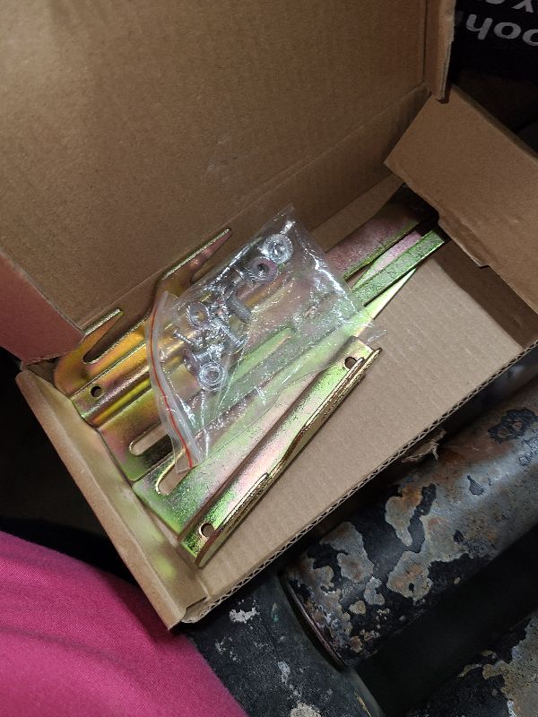 Photo 1 of 2Pcs 711 Bolt on to Hook on Bed Frame Conversion Brackets with Hardware Hook, Headboard Hook Set,Hook on Bed Frame Brackets Adapter,Hook on Bed Rail