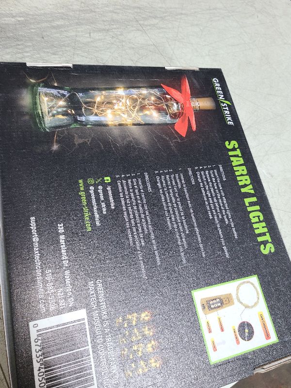 Photo 1 of 4 Pack Starry Lights - Glass Bottle with String Lights - on Off Switch. Decorative - DIY Indoor/Outdoor use. Christmas Party,Xmas,Halloween,Weddings, Birthdays, Holiday Room Decoration