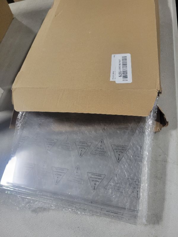 Photo 1 of Hoewina Acrylic Sign Holder 8.5 x 11 Inch 6 Pack, Clear Display Sign Stand for Store Sign Holders, Vertical Double Acrylic Stands, Flyer Holder & Plastic Paper Holder