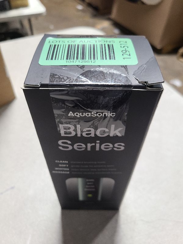 Photo 1 of Aquasonic Black Series Ultra Whitening Toothbrush – ADA Accepted Electric Toothbrush- 8 Brush Heads & Travel Case – 40,000 VPM Electric Motor & Wireless Charging - 4 Modes w Smart Timer