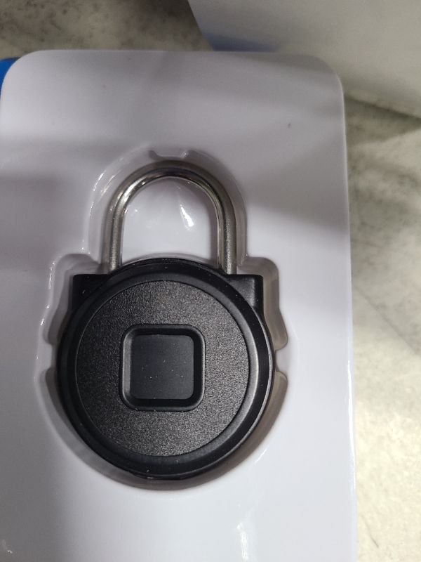 Photo 1 of Fingerprint Lock, Dhiedas Gym Locker Lock with Fingerprint Bluetooth APP, Biometric Fingerprint Padlock with Keyless, Waterproof Smart Padlock for Locker School Suitcase Cabinet Storage