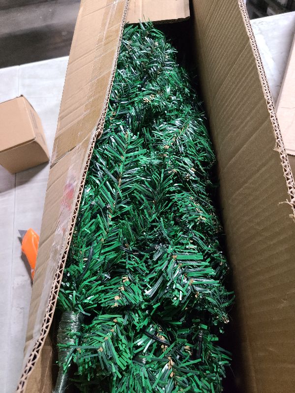 Photo 1 of 4FT Prelit Christmas Tree 2-Pack Artificial Potted Christmas Tree with 100 Warm White LEDs Battery Powered & 8 Lighting Modes for Xmas Porch Entrance Decorations