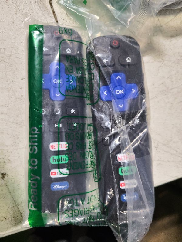 Photo 1 of (Pack of 2) Replacement-Remote-Control for Roku-TV,Compatible for TCL Roku/Hisense Roku/Onn Roku/Philips Roku Smart TVs(Not for Roku Stick and Box)