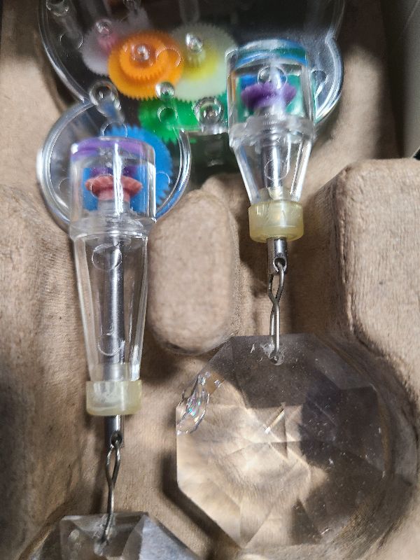 Photo 1 of Kikkerland Solar Powered Rainbow Maker – Prism Suncatcher, Fun Home Window Decor – Unique Gift for Christmas & Birthdays – Double Crystal