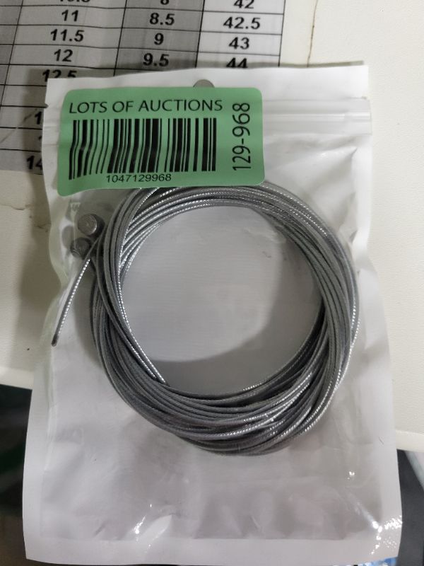 Photo 1 of 4PCS Bike Brake Cable Shifter Cable, Bicycle Gear Cable Wire for Mountain Bike, Bike Brake Wire Set for Universal Bike, Including 18 PCS Complete Inner Replacement Set