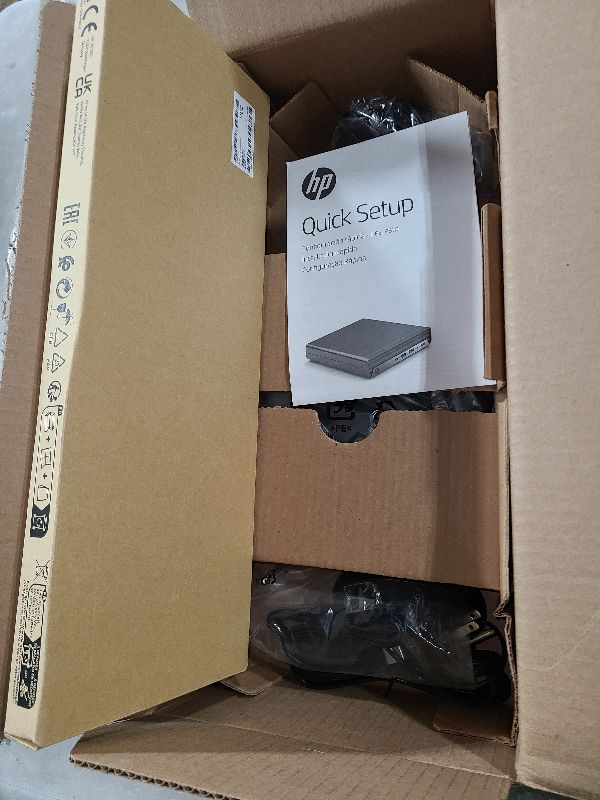 Photo 1 of HP ProDesk 400 G9 Mini Business Desktop, 13th Gen Intel 14-Core i5-13500T (Beat i7-12700), 16GB RAM, 512GB PCIe SSD, Wi-Fi 6, HDMI, DP, Support 3-Monitor 4K, Wired Keyboard and Mouse, Windows 11 Pro