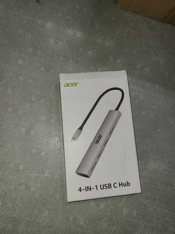 Photo 1 of Acer USB C Hub, 10Gbps Type C Splitter with 4 USBC 3.2 Port, High Speed Type C Multiport Adapter for MacBook Air/Pro, iPhone 16/15, iPad, Surface Pro, Chromebook, Dell XPS and More