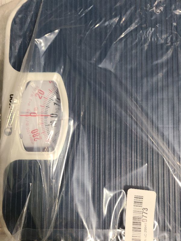 Photo 1 of Adamson A21 Analog Scales for Body Weight - Up to 300 LB - New - Anti-Skid Rubber Surface + Large Numbers - Analog Bathroom Scale - Affordable - Durable with 20-Year Assurance - Blue
