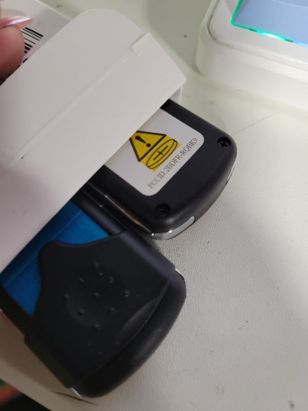 Photo 1 of 2 Garage Door Opener Remote,for LiftMaster Chamberlain Openers with Purple Yellow Green Orange Red Learn Button,893MAX 953EV/EVC,Keychain
