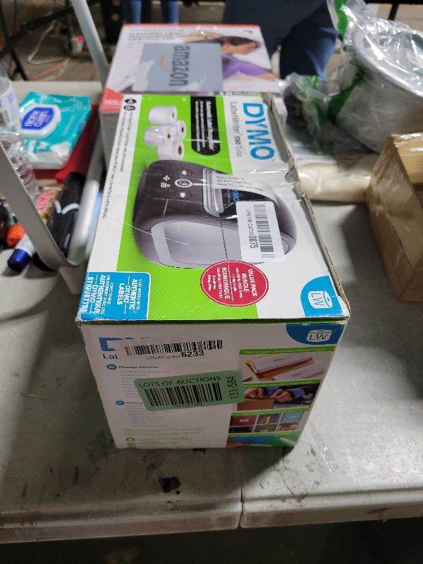 Photo 1 of **LABELS NOT INCLUDED**
DYMO LabelWriter 550 Turbo Label Printer Bundle, Label Maker with Direct Thermal Printing, Automatic Label Recognition, Includes Address Labels, Multipurpose Labels, Durable Multipurpose Labels