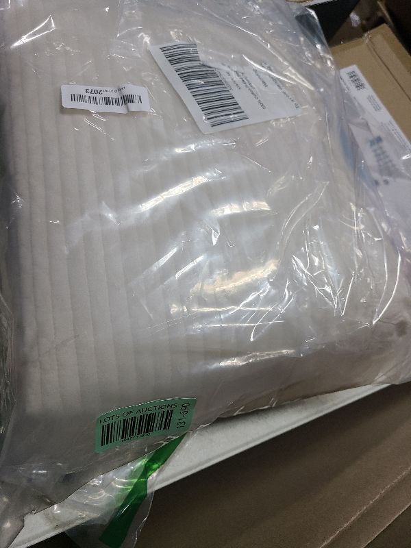 Photo 1 of 100% Cotton Frilled Bed Coverlet, Blanket Twin Size 63 x 83' - Pigment Washed Soft & Breathable Quilted Blanket for All Seasons (Ivory)