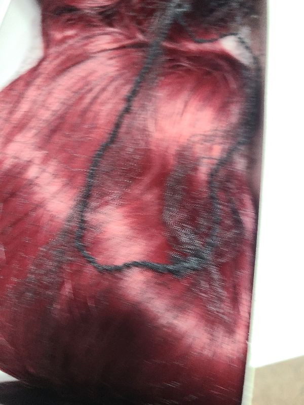 Photo 1 of ATAYEA Red Wig with Bangs Short Wavy Wigs for Women Wine Red Curly Shoulder Length Bob Wig Synthetic fiber Wigs for Daily Party Use?14 Inch