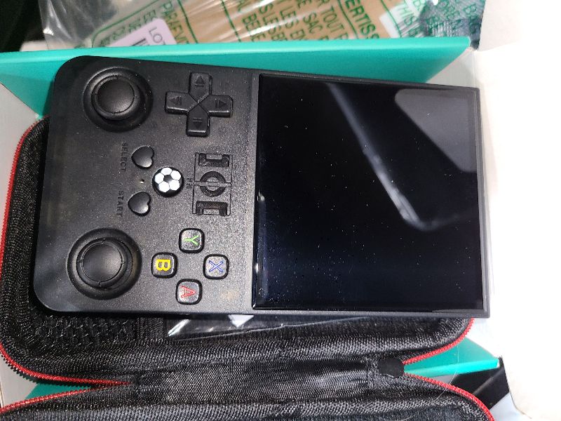 Photo 1 of 2025 New Upgrade R36MAX Retro Handheld Game Console with 64G Built-in 18000+ Classic Games, Portable Hand Held Open Source Linux System 4.0-in 4k HD IPS Screen Video Player (Black MAX 64GB)