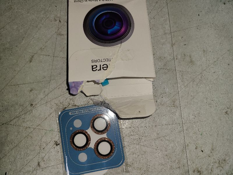 Photo 1 of Choiche Compatible for iPhone 16 Pro/iPhone 16 Pro Max Camera Lens Protector Bling, 9H Tempered Glass Camera Cover Screen Protector Metal Ring Decoration Accessories(Glitter-Titanium Desert)