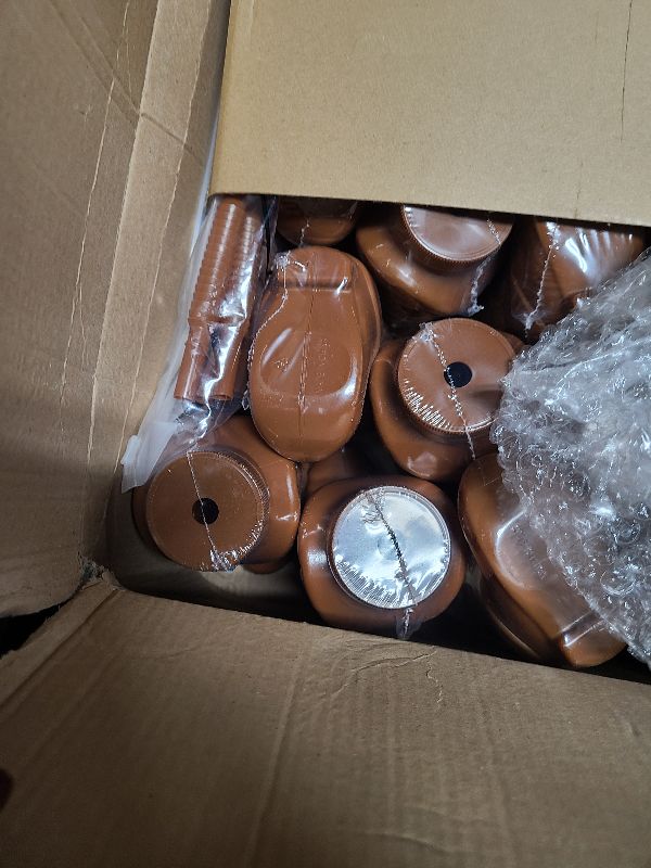 Photo 1 of Hoolerry 24 Pcs 10 oz Plastic Cowboy Boot Cups with Straws and Lids Plastic Cowboy Cups for Western Themed Party Supplies and Rodeo Party Decorations (Brown)