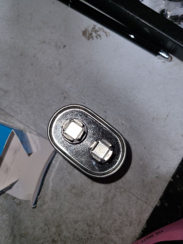 Photo 1 of 5uF mfd ±5% 370-440VAC Oval Run Start Capacitor Replacement Part by Blue Stars - Exact Fit for AC Motor Run or Fan Start and Cool or Heat Pump Air Conditioner - Replaces 97F5705 Z97F5705 97F95702
