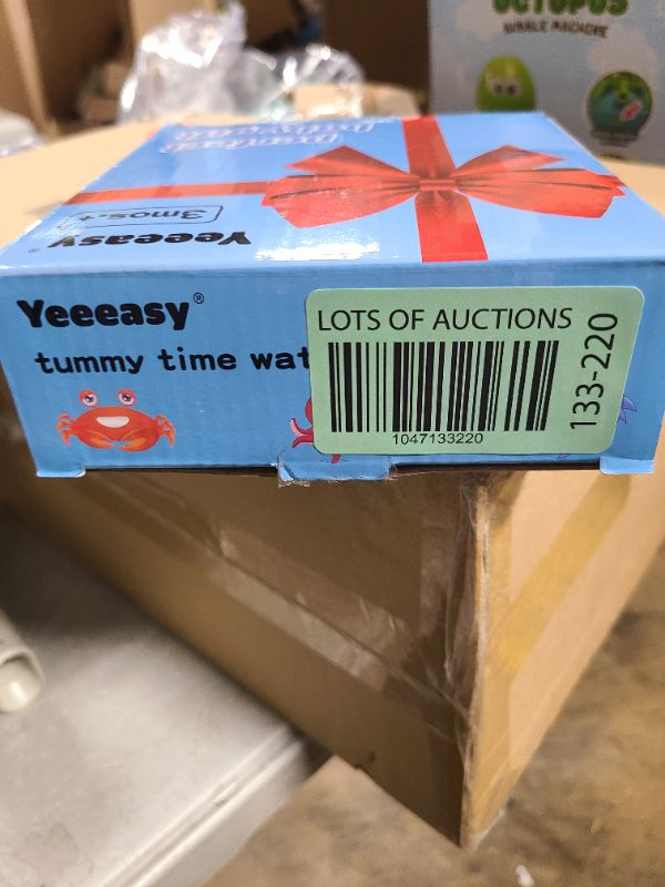 Photo 1 of Yeeeasy Tummy Time Water Mat?Inflatable Tummy Time Water Play Mat for Babies, Infants and Toddlers 3 to 12 Months Promote Development Toys Baby Gifts