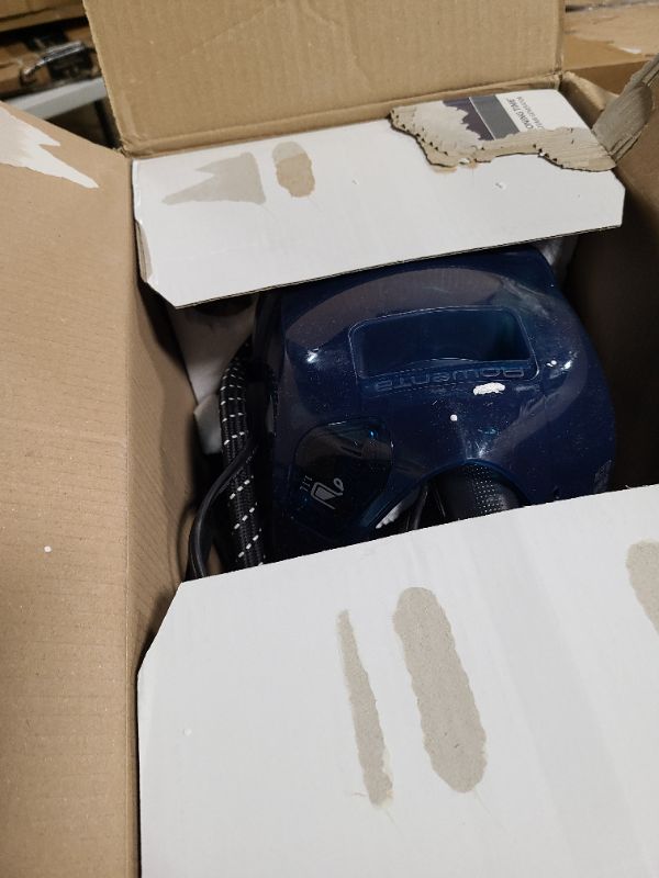 Photo 1 of Rowenta, Iron, Stainless Steel Soleplate Professional Steam Station for Clothes, 1.1L Removable Tank, Fast Heat Up, 1800 Watts, Blue Clothes Iron, DG8624