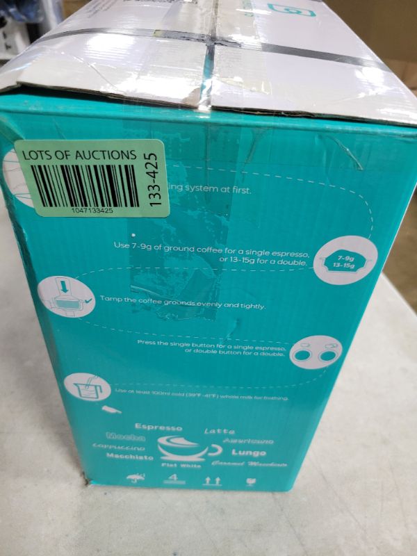 Photo 1 of CASABREWS Espresso Machine 20 Bar, Stainless Steel Coffee Maker with Steam Milk Frother, Espresso Coffee Machine Cappuccino Latte Machine with 49oz Removable Water Tank, Creamy