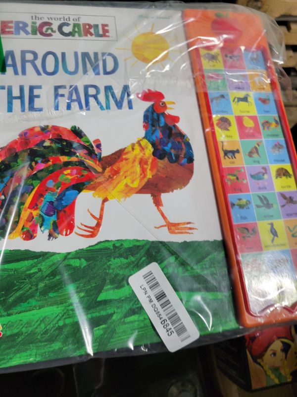 Photo 1 of World of Eric Carle, Around the Farm 30-Button Animal Sound Book - Great for First Words - PI Kids