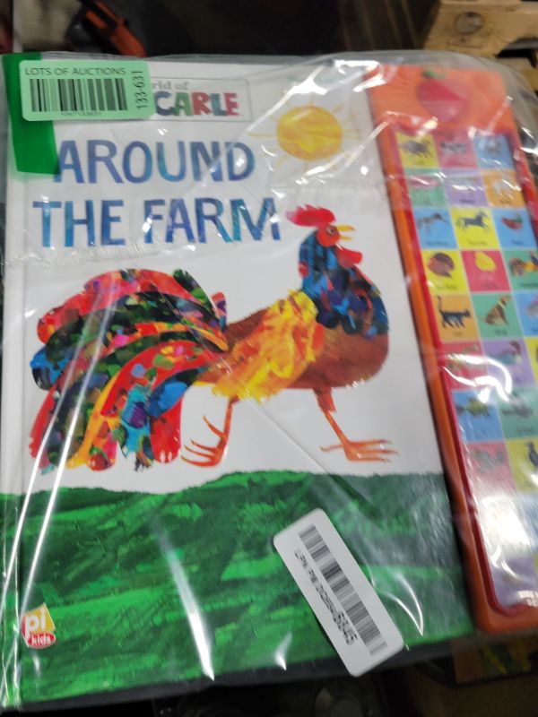 Photo 1 of World of Eric Carle, Around the Farm 30-Button Animal Sound Book - Great for First Words - PI Kids