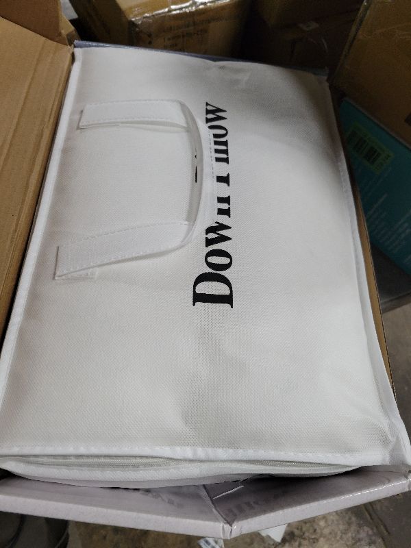 Photo 1 of AiAngu Canadian Luxury Goose Down Pillow Queen Size - 900 Fill Power, 100% Cotton with Teflon Shell- Ultra Comfort Sleep Pillows - Bed Pillows for Back, Stomach, Side Sleeper(White,Queen(Pack of 2))