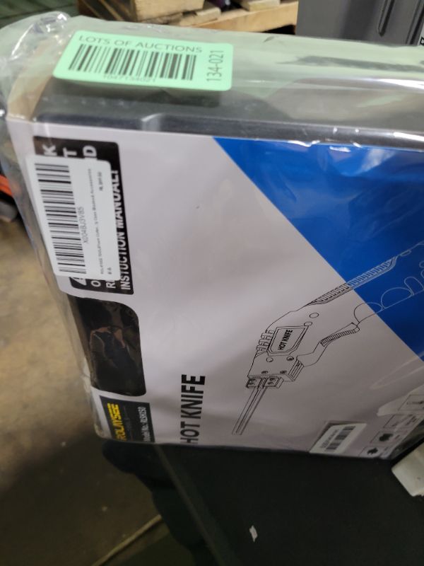 Photo 1 of Hot Knife Foam Cutter with 10ft Long Cable, 150W Electric Styrofoam Cutter Tool Kit with 2 Blades for Cutting EPP, EPS, XPS, EVA, EPE, PU, KT Board, Sponge, Nylon