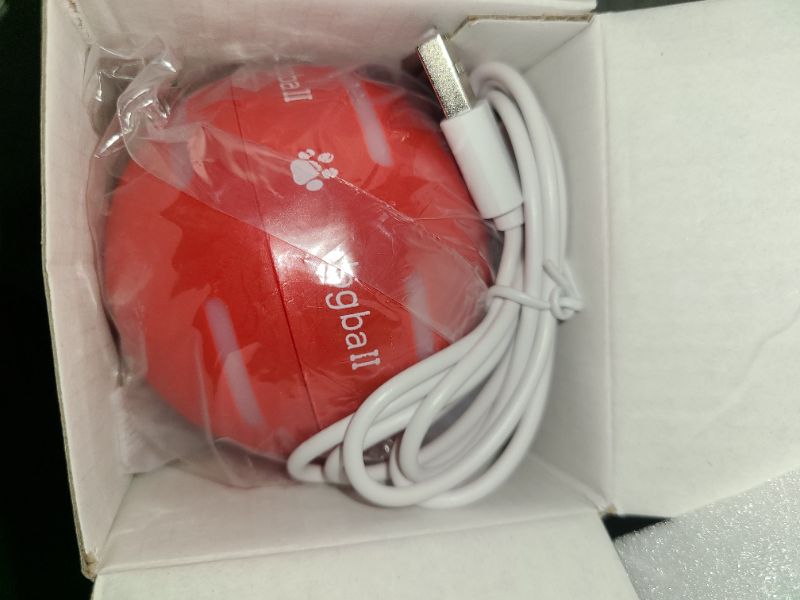 Photo 1 of PetDroid Interactive Dog Toys Dog Ball,[2025 Newly Upgraded] Durable Motion Activated Automatic Rolling Ball Toys for/Small/Medium/Large Dogs,USB Rechargeable (Orange)