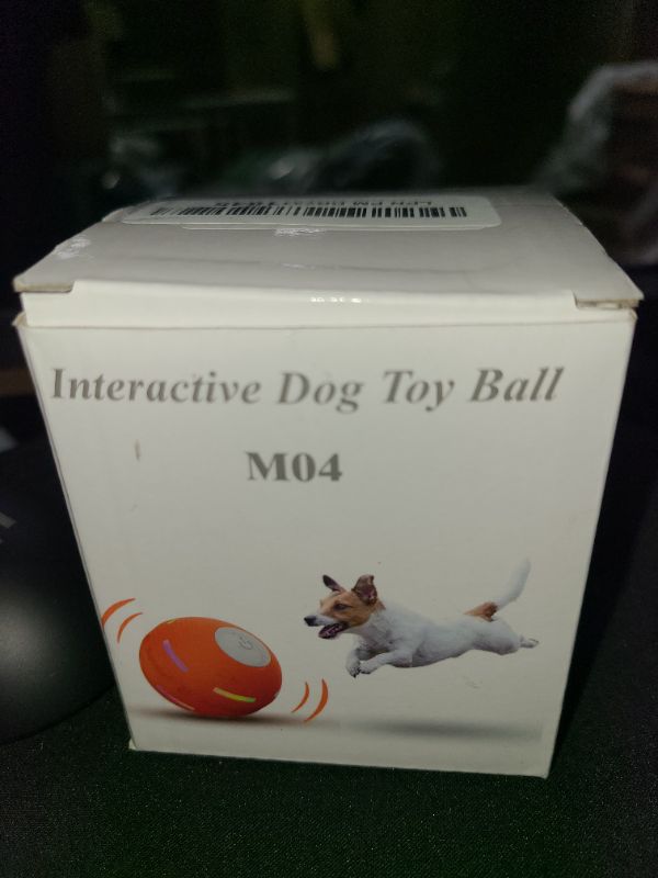 Photo 1 of PetDroid Interactive Dog Toys Dog Ball,[2025 Newly Upgraded] Durable Motion Activated Automatic Rolling Ball Toys for/Small/Medium/Large Dogs,USB Rechargeable (Orange)