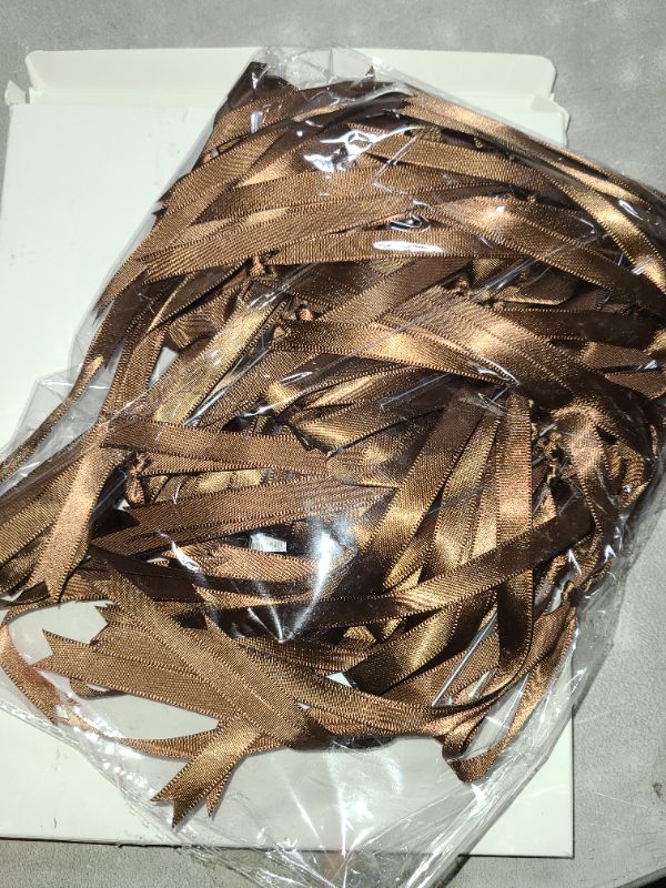 Photo 1 of Riceshoot 50 Pcs Twist Tie Bows 5x7 Inch Satin Ribbon Bows for Gift Wrapping Cake Treat Bags Craft DIY Gift Wedding Baby Shower Birthday Party Decorations(Pink)