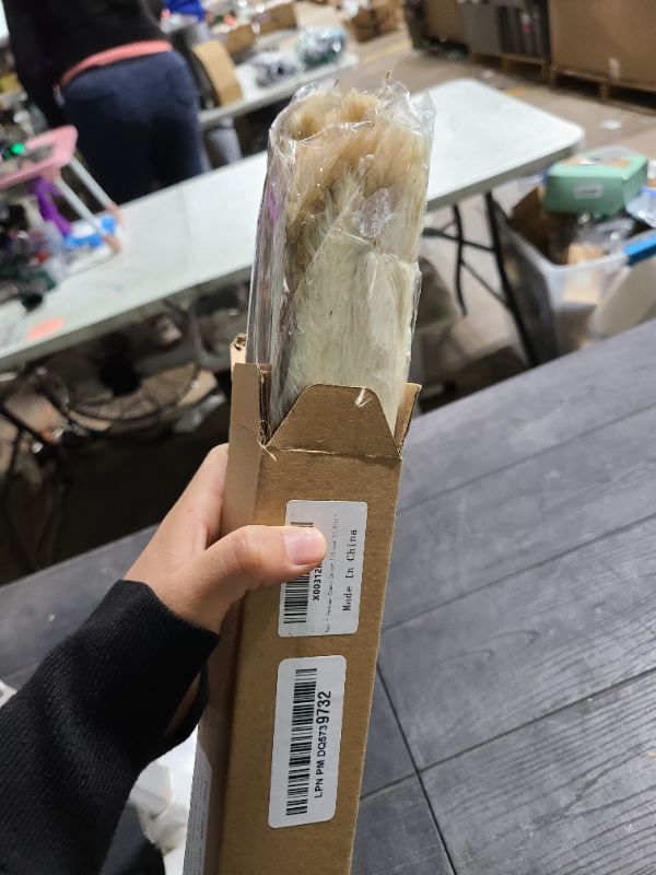 Photo 1 of Pampas  Decor 110 pcs 17.5inch Natural Dried Pampas Grass-15Pcs White Pampas & 15Pcs Brown Pampas & 50Pcs Reed Grass& 30Pcs Bunny Tail Grass,Fluffy Dried Flowers for Home Decor Wedding Boho Decor