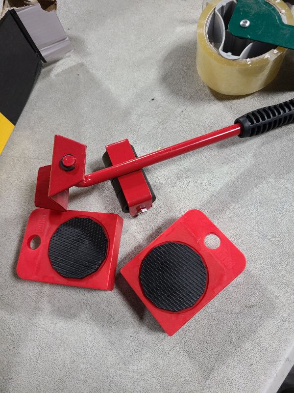 Photo 1 of Furniture Lift Mover Tool Set - Dolly with Wheels, 330Lbs Capacity, 360 Rotation for Refrigerator, Sofa, Cabinet