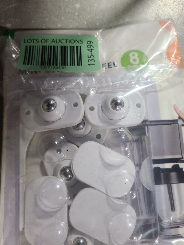Photo 1 of Aieve Appliance Rollers, 8 Pack Small Appliance Slider, Self Adhesive Caster Wheels, Mini Swivel Wheels for Kitchen Countertop Easy Moving