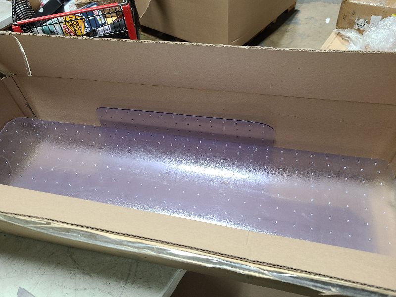 Photo 1 of Dimex Office Chair Mat for Low Pile Carpet with Lip, 36" x 48", Clear