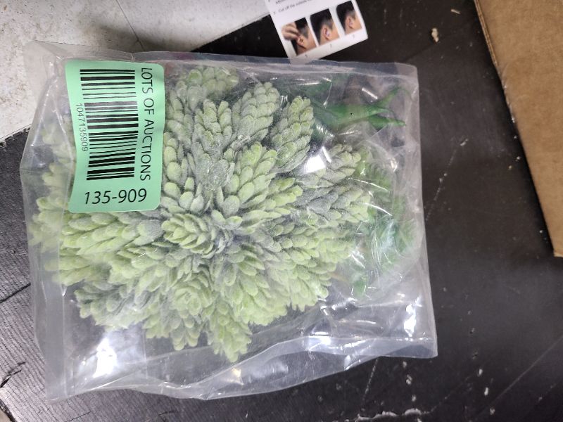 Photo 1 of **MISSING PIECES**
Winlyn 6 Pcs Unpotted Fake Succulents Assorted Faux Succulent in Different Green Artificial Hanging Succulents Textured Faux Succulent Pick Hanging String of Pearls Plant for Wedding Centerpieces