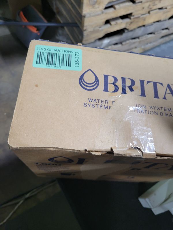 Photo 1 of Brita Large Water Filter Pitcher for Tap and Drinking Water, Includes 1 Standard Filter, BPA-Free, Lasts Two Months, 10-Cup Capacity, Bright White